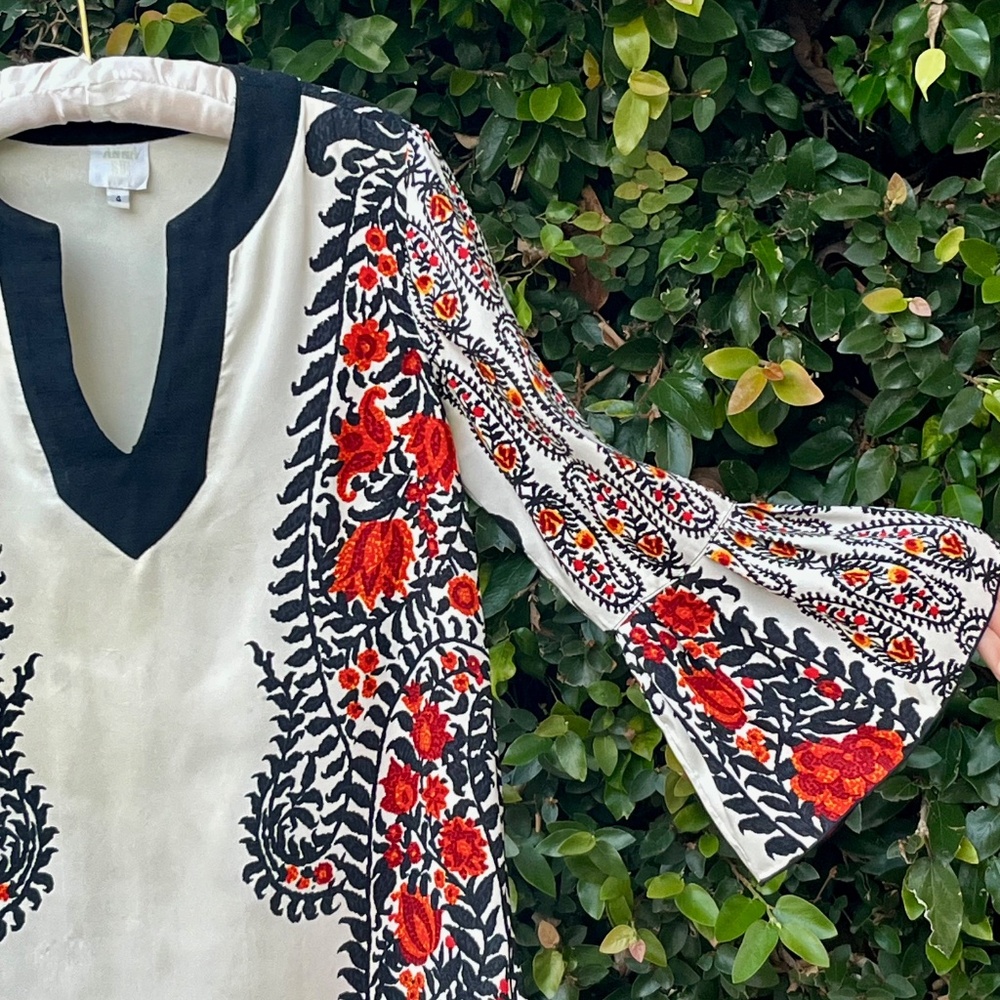 Anna Sui Silk Mini Dress